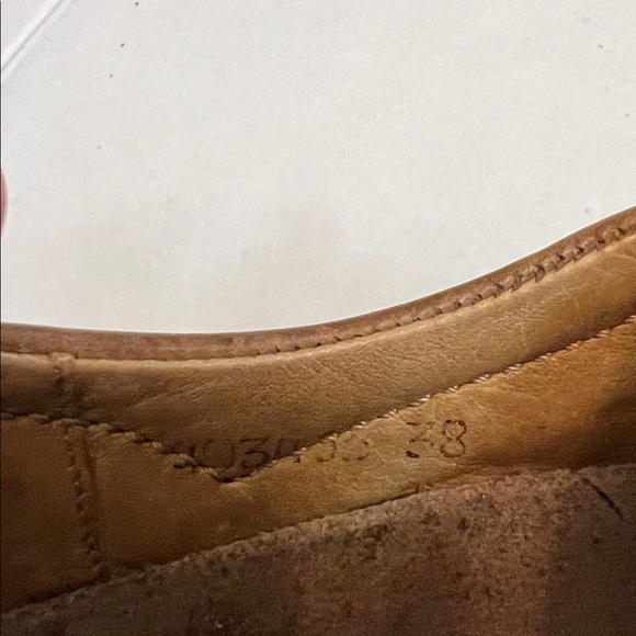 BIRKENSTOCKS BROWN LEATHER VINTAGE OXFORD SHOES - Picture 12 of 16